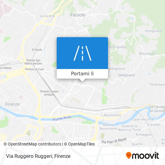 Mappa Via Ruggero Ruggeri