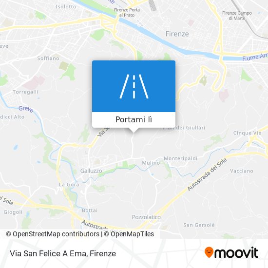 Mappa Via San Felice A Ema