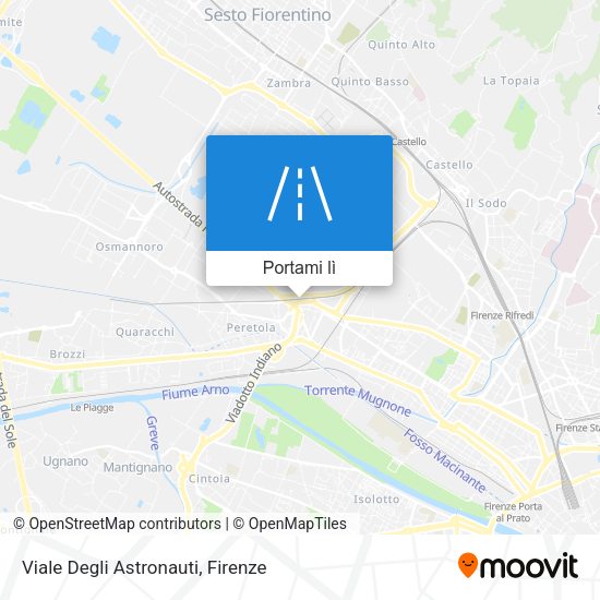 Mappa Viale Degli Astronauti