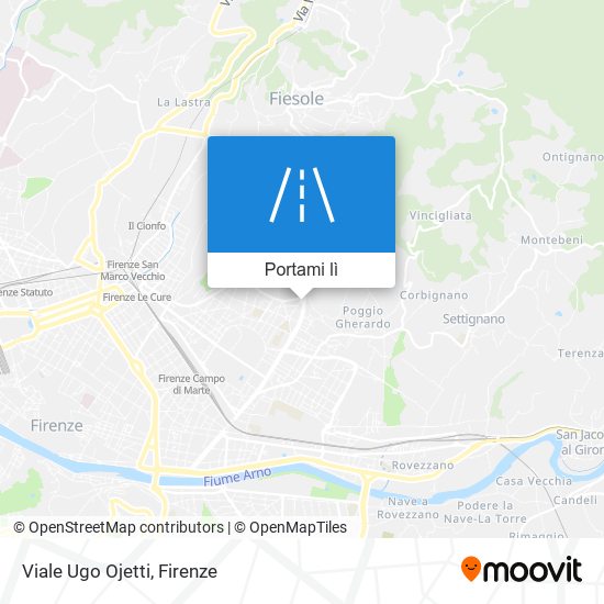 Mappa Viale Ugo Ojetti