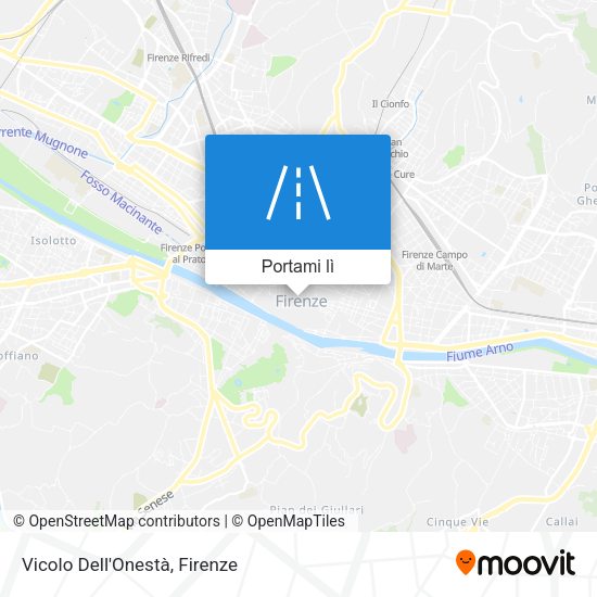 Mappa Vicolo Dell'Onestà