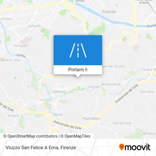 Mappa Viuzzo San Felice A Ema