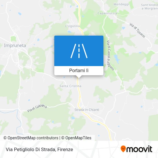 Mappa Via Petigliolo Di Strada
