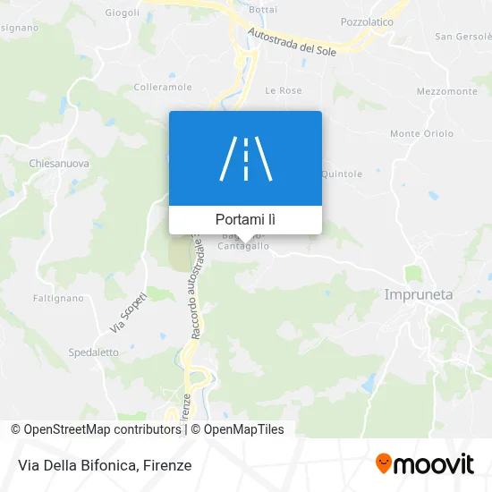 Mappa Via Della Bifonica