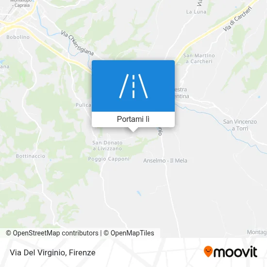 Mappa Via Del Virginio