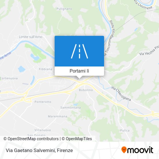 Mappa Via Gaetano Salvemini