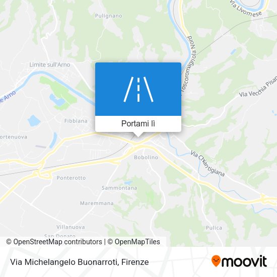 Mappa Via Michelangelo Buonarroti