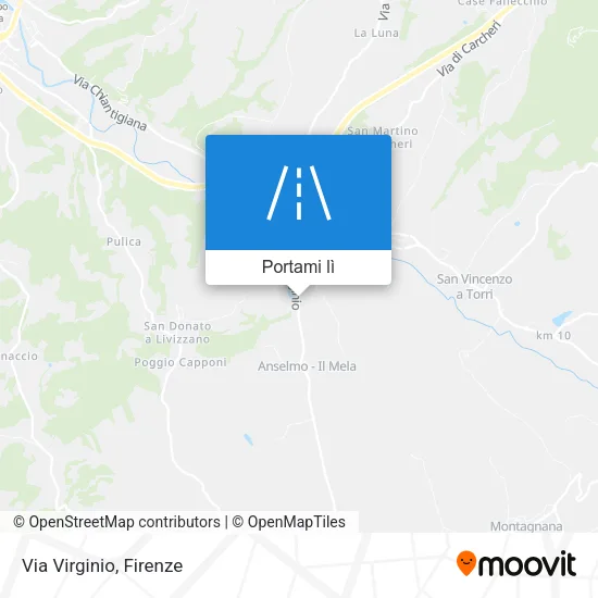 Mappa Via Virginio
