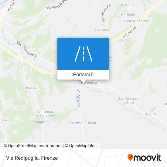 Mappa Via Redipuglia