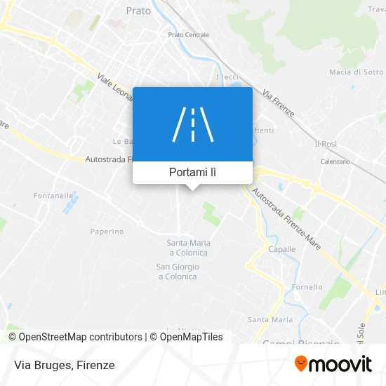 Mappa Via Bruges