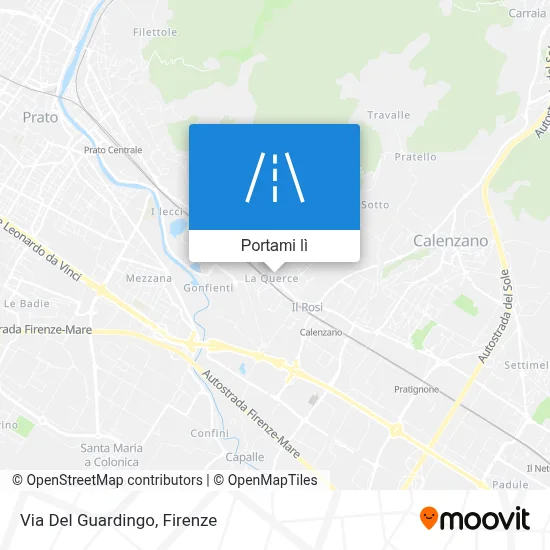 Mappa Via Del Guardingo