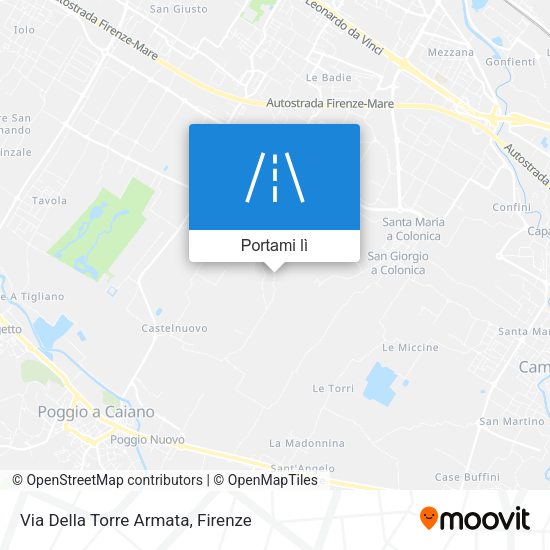 Mappa Via Della Torre Armata