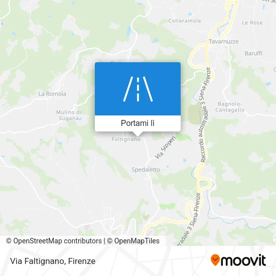 Mappa Via Faltignano