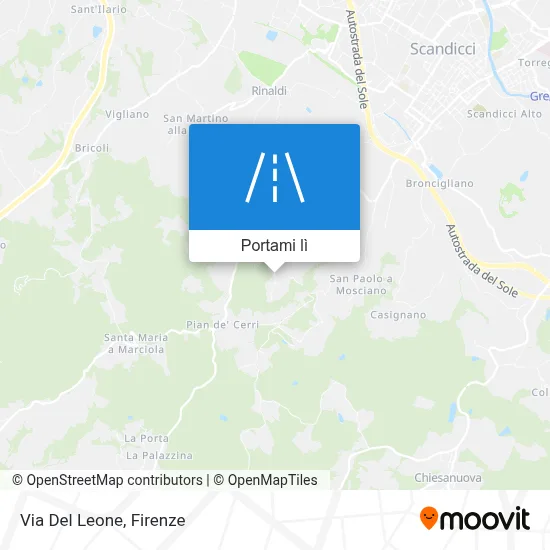 Mappa Via Del Leone