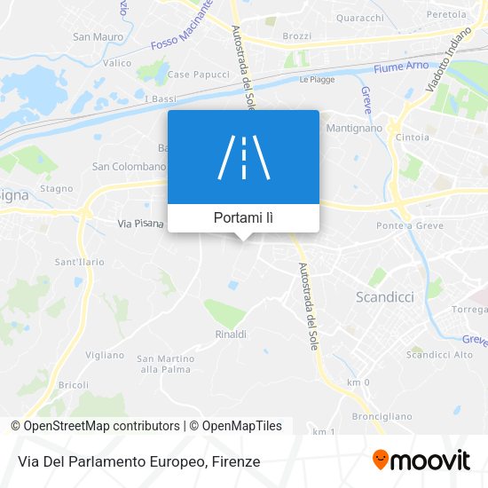 Mappa Via Del Parlamento Europeo