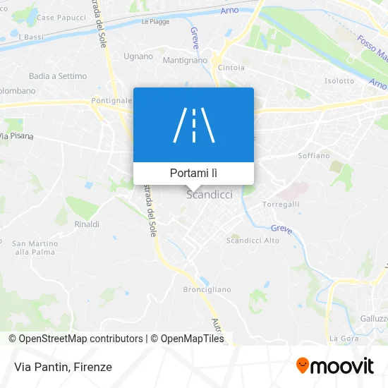 Mappa Via Pantin