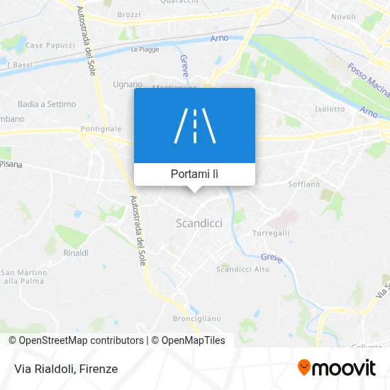 Mappa Via Rialdoli