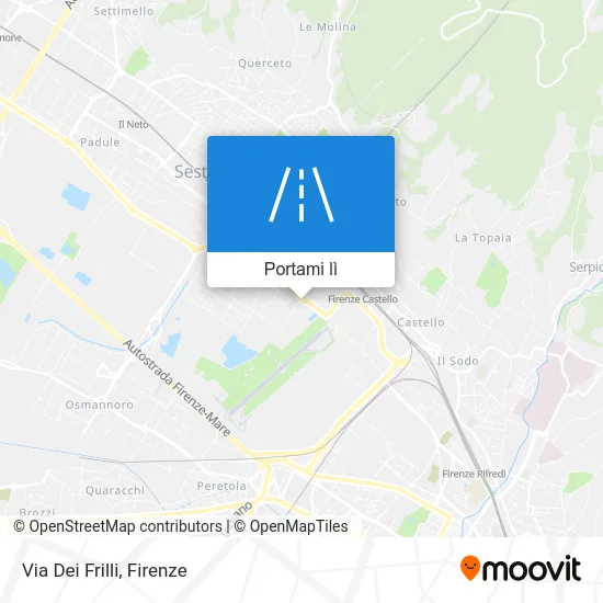 Mappa Via Dei Frilli