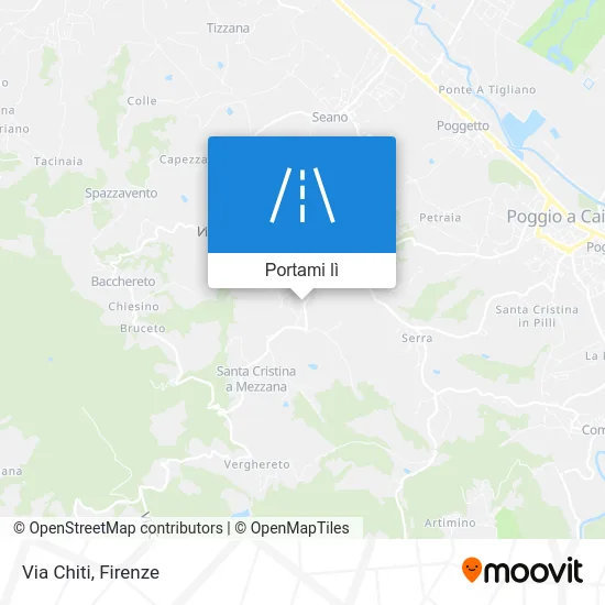 Mappa Via Chiti