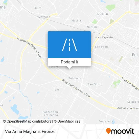 Mappa Via Anna Magnani