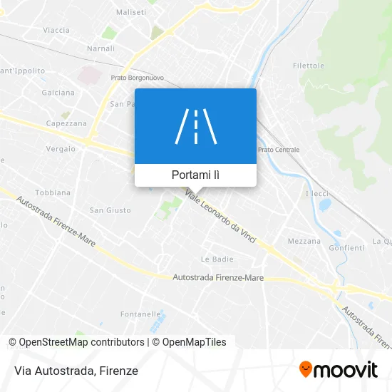 Mappa Via Autostrada