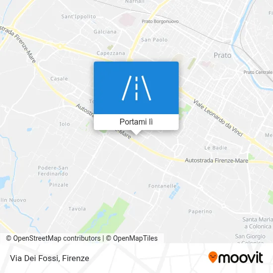 Mappa Via Dei Fossi