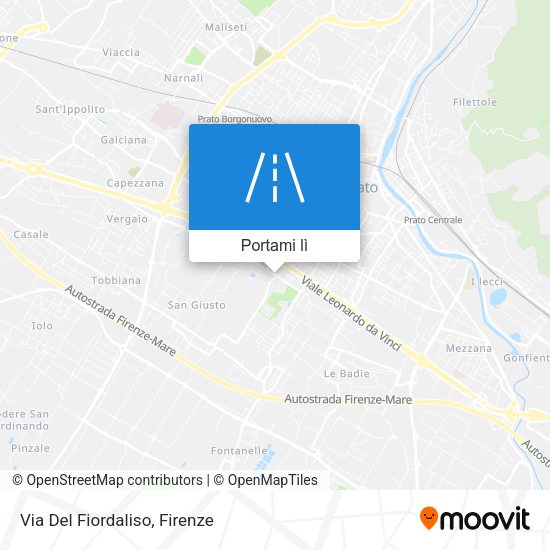 Mappa Via Del Fiordaliso