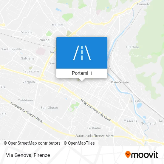 Mappa Via Genova