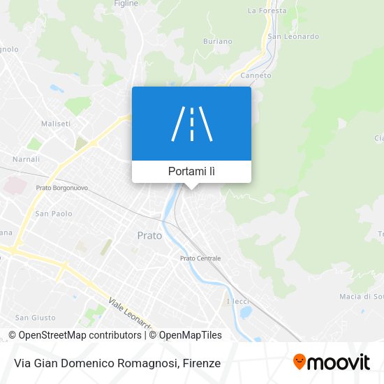 Mappa Via Gian Domenico Romagnosi