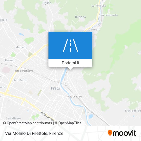 Mappa Via Molino Di Filettole