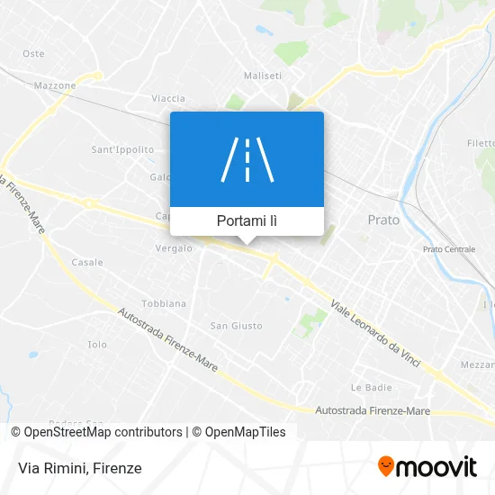 Mappa Via Rimini