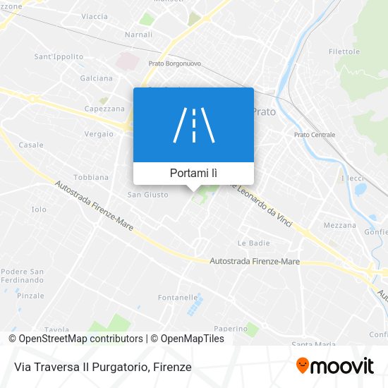 Mappa Via Traversa Il Purgatorio