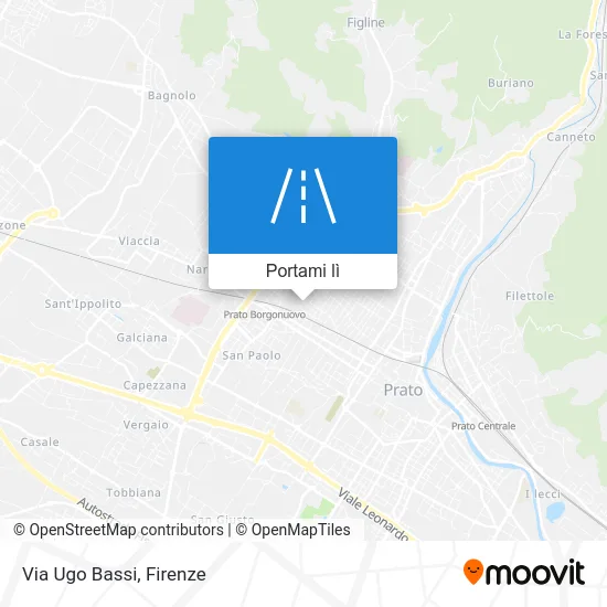 Mappa Via Ugo Bassi