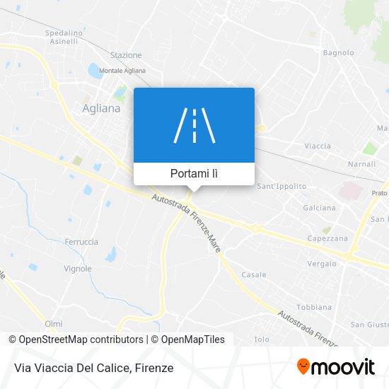 Mappa Via Viaccia Del Calice