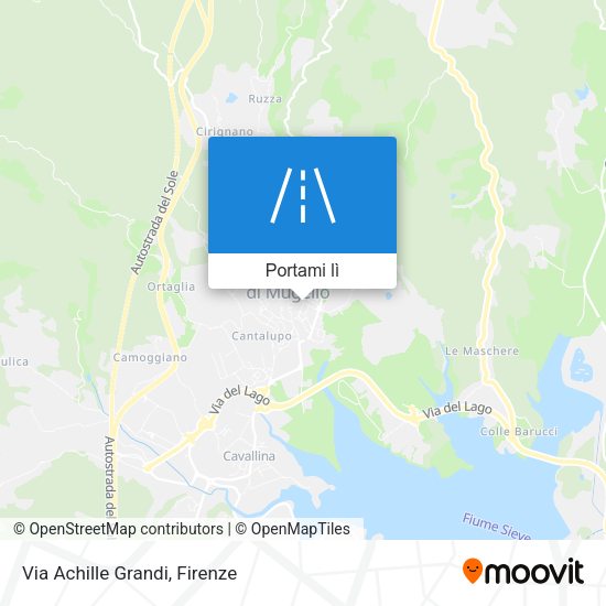 Mappa Via Achille Grandi