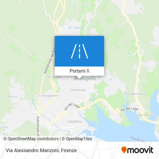 Mappa Via Alessandro Manzoni