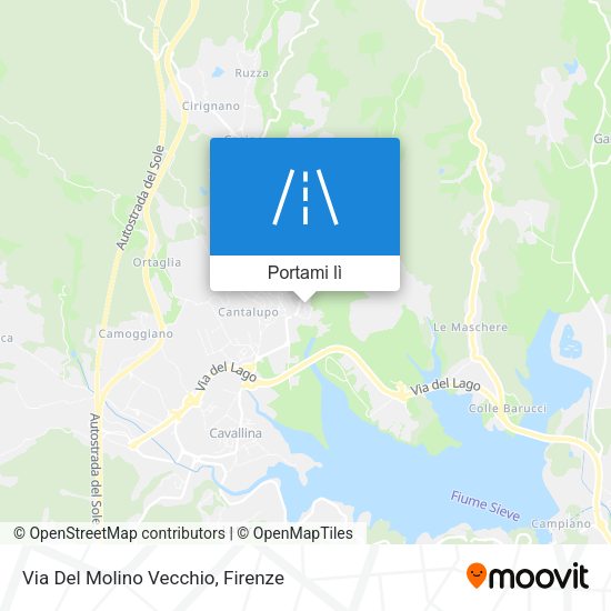 Mappa Via Del Molino Vecchio