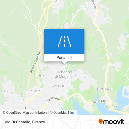 Mappa Via Di Castello