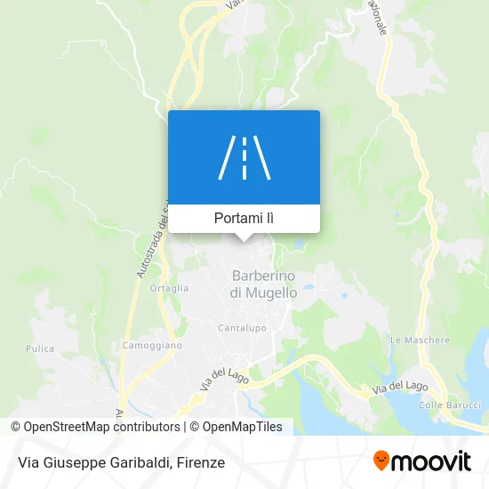Mappa Via Giuseppe Garibaldi