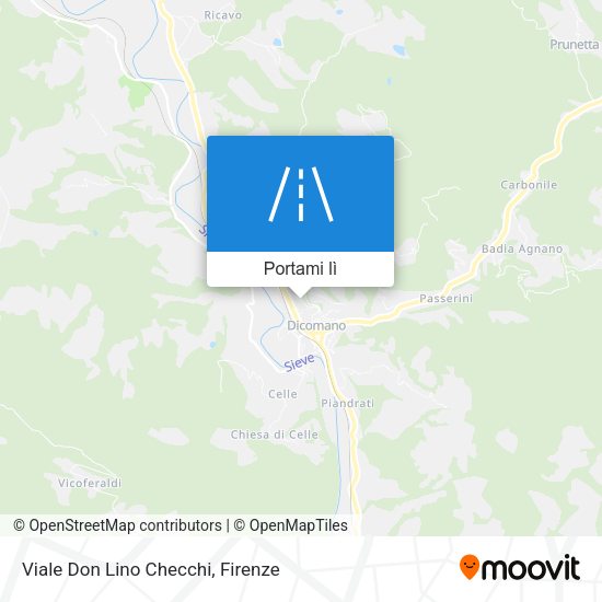 Mappa Viale Don Lino Checchi