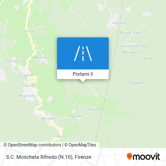 Mappa S.C. Moscheta Rifredo (N.10)