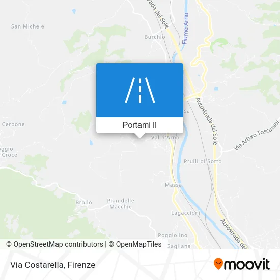 Mappa Via Costarella