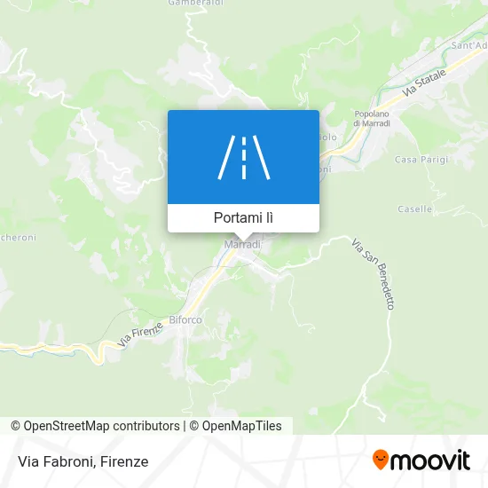 Mappa Via Fabroni