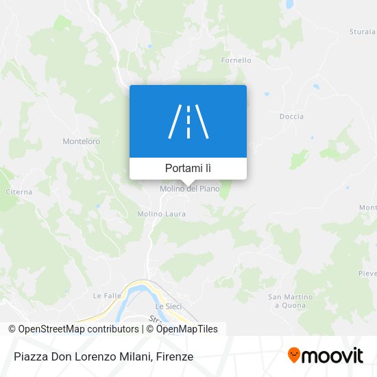 Mappa Piazza Don Lorenzo Milani