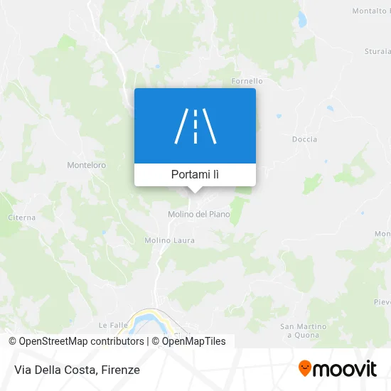 Mappa Via Della Costa