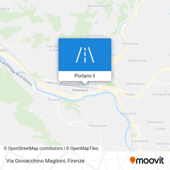 Mappa Via Giovacchino Maglioni