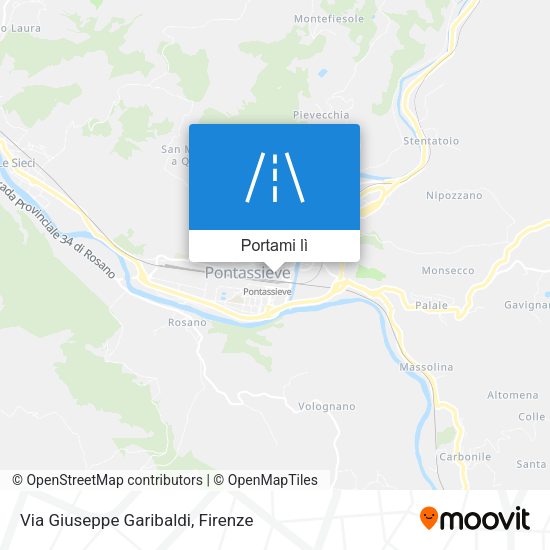 Mappa Via Giuseppe Garibaldi