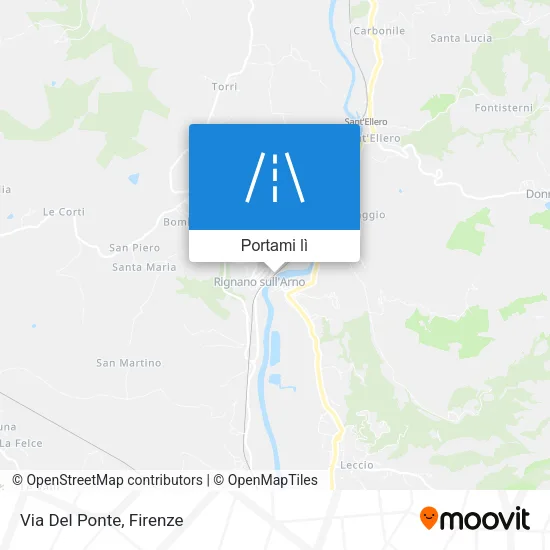 Mappa Via Del Ponte