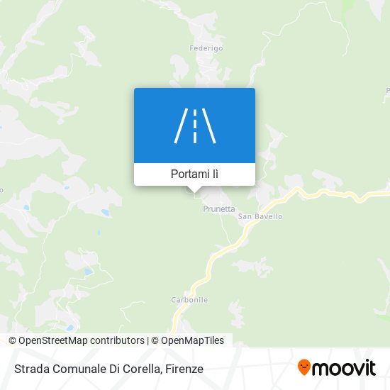 Mappa Strada Comunale Di Corella