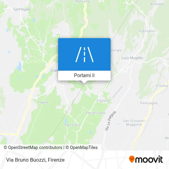 Mappa Via Bruno Buozzi